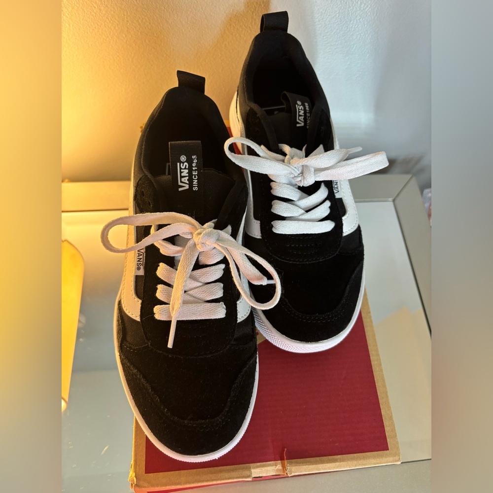Vans Classic Black and White Sneakers